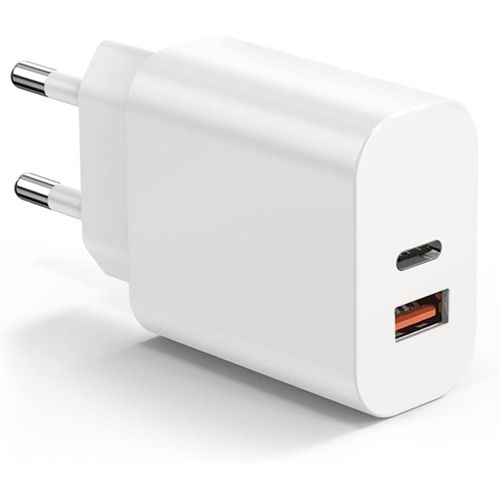Eryi-Chargeur 20w Powerport Pd 2 Mural Double Port Usb-C, Chargeur Pd & Qc 3.0 Pour Iphone 13, 13 Pro, 13 Pro Max, 12, 12 Pro, 1[592]