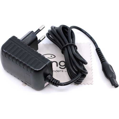 Eryi-Chargeur Compatible Avec Remington F5800, F7800, F7805, Hc5880, Hc9700, Mb4850, Mb6850, Ep7020 (Remplace 747855 Sw-120060eu) Cordon De Charge Tondeuse, Rasoir Avec Mungoo Chiffon De Nettoyage D'