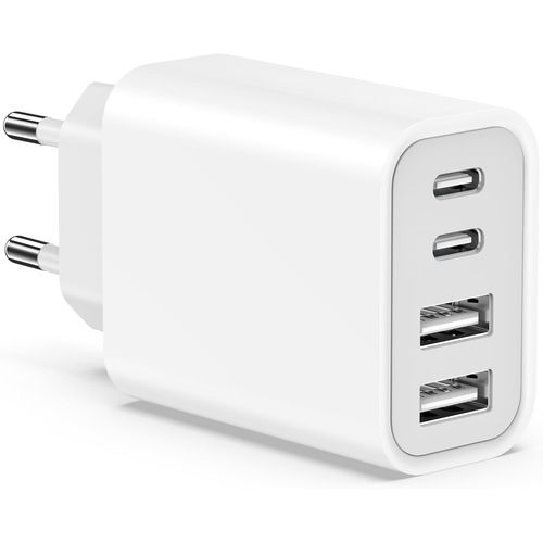 Eryi-Chargeur Usb C, 45w Prise Usb Rapide Pour Iphone 16 15 14 13 12 11 Plus Pro Max Samsung Chargeur Rapide 4-Port Multiple Char[69]