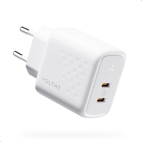 Eryi-Chargeur Usb-C Double Gan Iii 45w Blanc, Chargeur Gan Double Usb C Solide Prise Usb C Type C Pour Iphone 15/Pro, Samsung Galaxy S23 Ultra S22, Note 20/10, Ipad Pro, Pixel, Macbook Air