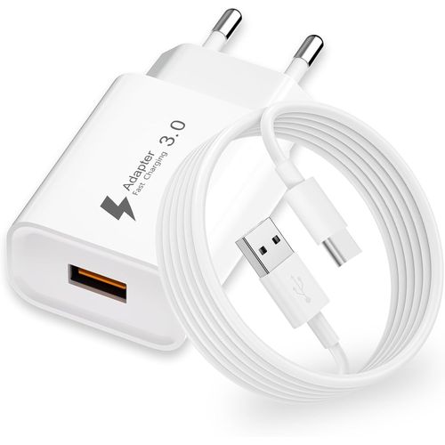 Eryi-Chargeur Usb Rapide 18w Avec Cble Usbc 2m Pour Samsung Galaxy A15/A53/A13/A14/A16/S10/S9/S8/A32/A21s/A53/S23/S22/S21, Xiaom[1350]