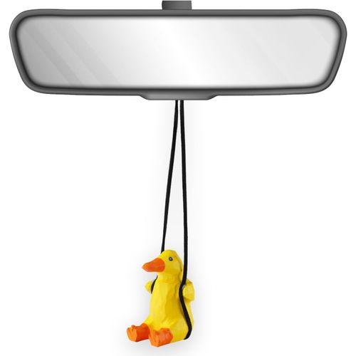 Eryi-Dcoration  Suspendre En Forme De Canard Jaune 100 % Faite  La Main \U2013 Jolie Figurine De Canard En Bois Peint  La Mai[1618]