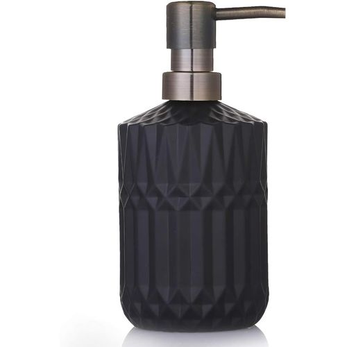 Eryi-Distributeurs De Savon Liquide Rechargeable En Verre Pour Dtergent  Vaisselle, Lotion De Shampoing, Comptoir De Salle De Bain, Cuisine, Buanderie (Noir)