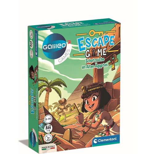 Eryi-Galileo Escape Games 59334 - Chasse Au Trsor Dans L'gypte Ancienne - Jeu De Socit  nigmes Avec Cartes D'information - Jeu Familial  Partir De 8 Ans - 11,2 X 15,6 X 3,2