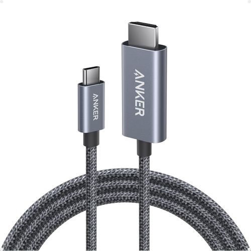 ERYI-Hdmi To Usb-C Cable, 4K@60Hz Hdr, Ultra Fast Usb-C To Hdmi Cable Nylon Braided With Advanced Shielding, Thunderbolt 5/4/3, For Macbook, Ipad, Iphone 16/15, Hd Tv & More (1,8 M)