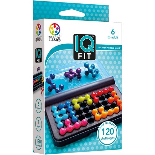 Eryi-- Iq Fit - Jeu Casse Tte - Jeu De Rflexion - 120 Dfis - 2d Et 3d - Niveau Facile  Expert - Encastre Les Pices Correctement - 1 Joueur - A Partir De 6 Ans