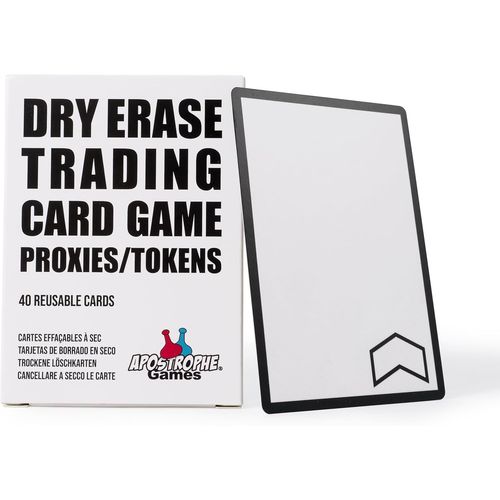 Eryi-Jeu De Jetons Mtg Effaables  Sec Lot De 40 Cartes-Procurations/Jetons Rutilisables Pour Jeux De Cartes  Collectionner
