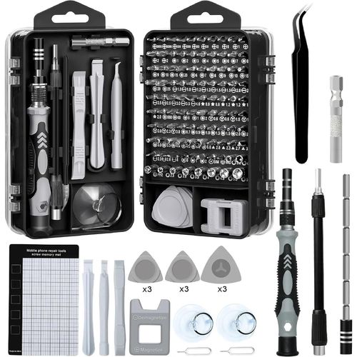 Eryi-Jeu De Tournevis De Prcision Magntiques 122 En 1, Screwdriver Set, Kit Tournevis Pc, Tournevis Precision, Kit Demontage Ps4, Outils Informatique