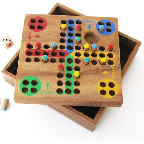 Eryi-Jeu Du Dada  Partir De 5 Ans, Jeu De Socit Familial De Parcours En Bois Massif Avec D Aux Normes Ce. Marque Franaise Le Dlirant Jeu De Voyage Rangement Facile Plateau Refermable, Petits C