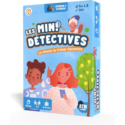 Eryi-Les Mini Dtectives - Jeu De Socit - Jeu De Cartes Educatif - A Partir De 3 Ans - Bas Sur La Mthode D'apprentissage Montessori - Ludique, Amusant Et Valid Par Les Parents