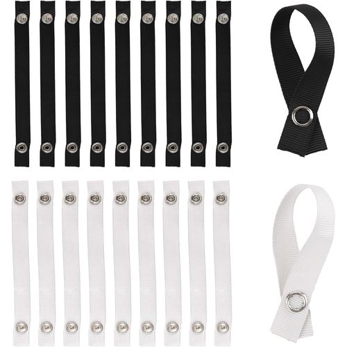 Eryi-Lot De 18 Crochets Pour Serviettes - 150 X 12 Mm - Sans Couture - Pour Textiles - En Coton - Sans Couture - Pour Serviettes, Torchons - Dcoration - Camping