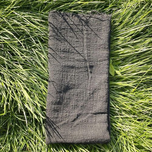 Eryi-Lot De 6 Serviettes En Lin - Rustiques - Rutilisables - Serviettes De Table Dcoratives - En Coton Et Lin - Pour Fte De Mariage - Gris Fonc
