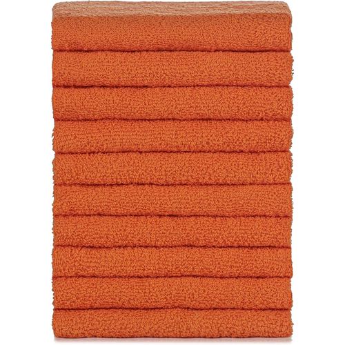 Eryi-Lot De 8 Serviettes De Luxe De Qualit Suprieure, 100 % Coton Ultra Douces, Trs Absorbantes,  Schage Rapide, Pour Salle De Bain, 2 Serviettes De Bain, 4 Essuie-Mains, 2 Dbarbouillettes (10