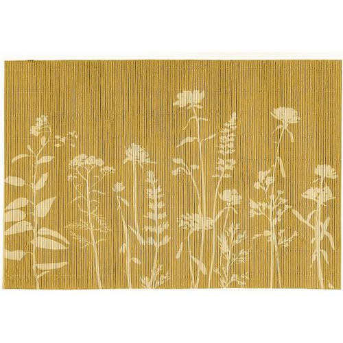 Eryi-Macosa No75183_Gelb Lot De 4 Sets De Table Rectangulaires En Bambou Jaune Moutarde 45 Cm Dcoration De Table Rectangulaire (Jaune Moutarde)