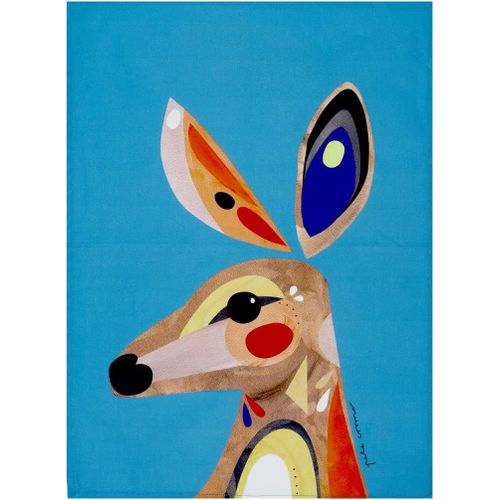 Eryi-Maxwell & Williams - Serviette De Table 100% Coton, Imprim Kangourou, Collection Pete Cromer, 50 X 70 Cm - Multicolores