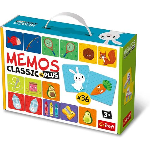 Eryi--Memos Classic & Plus, Logic-Jeu De Mmoire Educatif Pour Les Tout-Petits,Diverses Variantes Amusantes, Jeu De Mmoire Classique Pour Les Enfants  Partir De 3 Ans
