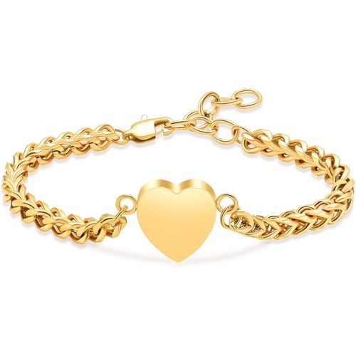 Eryi-Mnicremation Bracelet Urne Pour Cendres Avec Mdaillon En Forme De C?Ur, Bracelet Funraire Rglable Pour Cendres Pour Femme \U2013 Always In My Heart