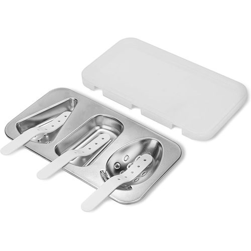 Eryi-Moules  Glace En Acier Inoxydable Pour Enfants, Ensemble De Moules  Glace Faits Maison, Machine  Glace Rutilisable Avec Couvercle Et Btons