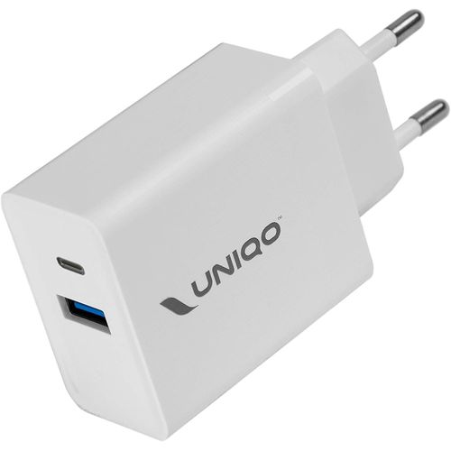 Eryi-Prise Chargeur Mural Power Delivery De 18 W, 1 Sortie Usb Et 1 Port Type-C Pour Charge Rapide Pour Smartphone Android Et Iph[3605]