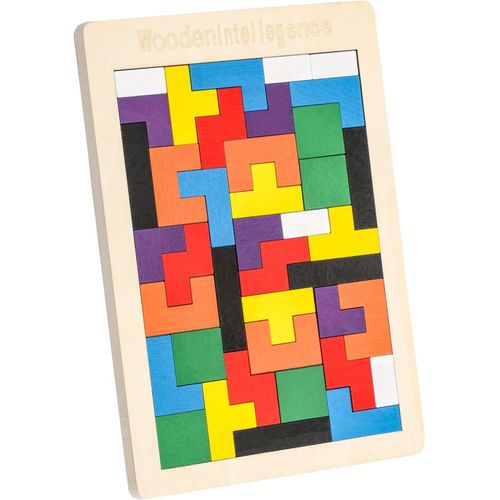 ERYI-Puzzle Enfant 3 Ans,Jouet De Puzzle En Bois Avec 40 Pices, Casse-Tte Mental Iq, Jouet ducatif De Puzzle, Tangram Adapt Aux Enfants De 4, 5, 6 Et 7 Ans