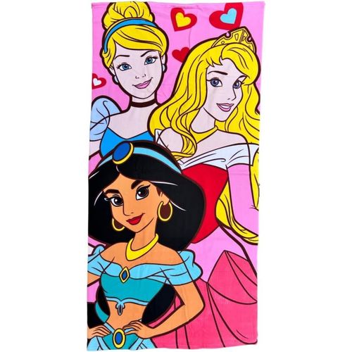 Eryi-Serviette De Plage Princesses Disney 140 X 70 Cm Serviette En Microfibre Pour Enfants Piscine Plage