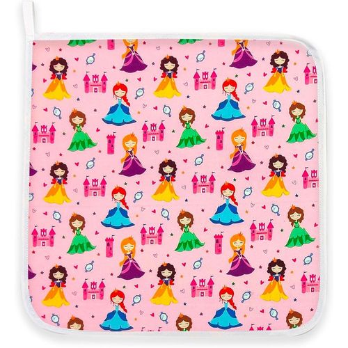 Eryi-, Serviette En Pur Coton Pour Le Repas - Djeuner - Goter  La Maternelle Taille 31 X 31 Cm Fantaisie Princesses