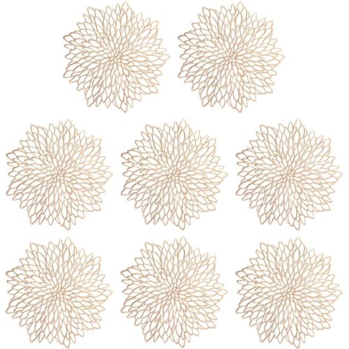 Eryi-Sets De Table Dors 8 Pices, Sets De Table Rsistants  La Chaleur, Sets De Table Rsistants  La Chaleur, Dcoration De Table, Sets De Table Dcoratifs, Sets De Table, Sets De Table Lavables