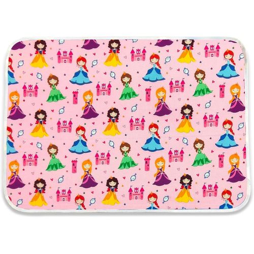 Eryi-, Sets De Table En Pur Coton Pour Le Repas - Goter  La Maternelle Taille 52 X 37 Cm Fantaisie Princesses