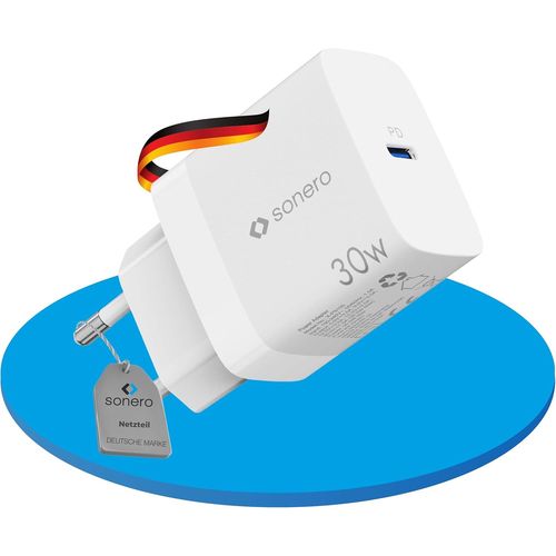 Eryi-Sonero Chargeur Usb-C, 1x 30 Watts Port Usb-C, Gan Chargeur Rapide, Alimentation Usb, Chargeur De Tlphone Portable Avec D[2582]