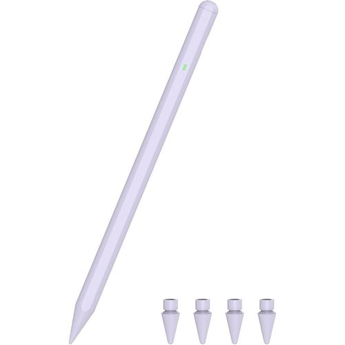 Eryi-Stylet Pour Ipad 2018-2024, Charge Rapide Stylet Pour Ipad 10e Gnration Avec Sensible  L'inclinaison Rejet De Paume, Pencil Avec Ipad Pro 13''/12,9''/11'', Ipad 10/9/8/7/6, Ipad Mini 6/5, Air