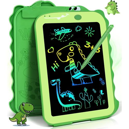 ERYI-Tablette Dessin Enfant Jouet 2 3 4 5 6 7 Ans Garons Fille Cadeau De Nol D'Anniversaire, 8,5 Pouces Tablette Lcd Jeux Educatif Jouet Enfants 3-7 Ans Garons, Dinosaure Color Dessin Ardoise Mag