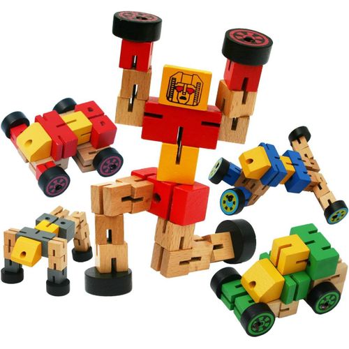 ERYI-Towo Robot Bois De Vhicule De Transformation - Jouets De Transfiguration Pour Jouets De Voyage