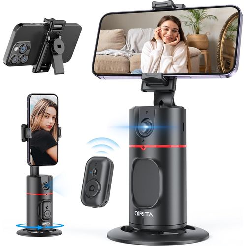 Eryi-Trpied  Suivi Automatique Du Visage, Trpied De Suivi Automatique Du Visage 360 Support De Tlphone Intelligent Selfie Stick Avec Tlcommande Sans Fil Pour Vido, Diffusion En Direct, Conf
