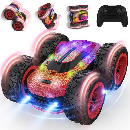 ERYI-Voiture Telecommande Jouet Enfant, 4X4 Tlcommand Tout Terrain Rapide Voiture De Course 360 Rc Crawler Camion Radiocommandee Jeux Extrieur Intrieur Cadeau Anniversaire Pour Garcon Fille Ado