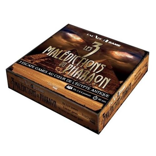 Escape Game Les 3 Maldictions Du Pharaon - 3 Escape Games Au Coeur De L'egypte Antique    Format Bote 