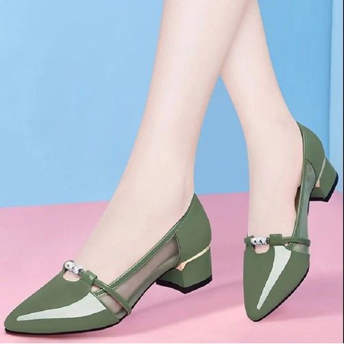 Escarpins  Enfiler En Cuir Pu Pour Femmes,Chaussures D't Classiques,Dcontractes,Douces Et Confortables, La Mode Et De Haute Qualit,E5993 - 40