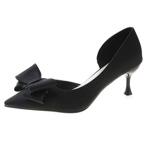 Escarpins  Talons Fins Bow107 Pour Femmes,Chaussures De Soire  Enfiler lgantes,Parker Pointu,Document Solide,Chaussures  Talons Hauts,Bleu,t,2024 - 34
