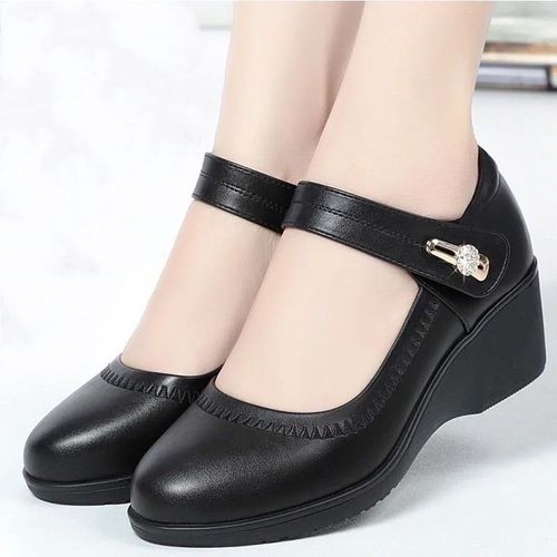 Escarpins  Talons Hauts Pour Femmes,Chaussures Dcontractes,Confortables, Enfiler,Rouges,Noires,Automne,G743 - 35