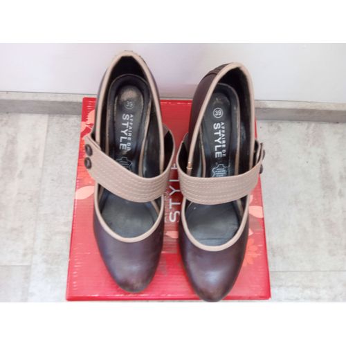 Escarpins Affaire De Style 39 Marron