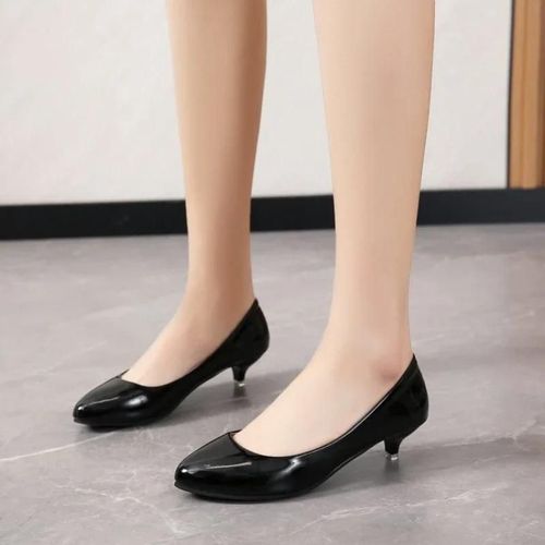 Escarpins De Travail De Bureau  La Mode Pour Femmes,Chaussures  Talons Aiguilles lgantes Pour Femmes,Parker Pointu,Cuir Verni Pu,Chaussures  Talons Fins - 35