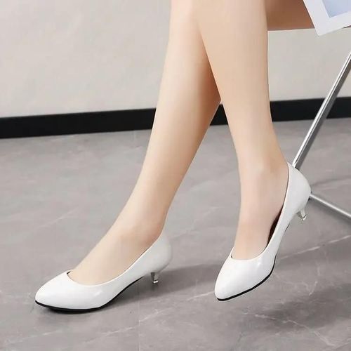 Escarpins De Travail De Bureau  La Mode Pour Femmes,Chaussures  Talons Aiguilles lgantes Pour Femmes,Parker Pointu,Cuir Verni Pu,Chaussures  Talons Fins - 37