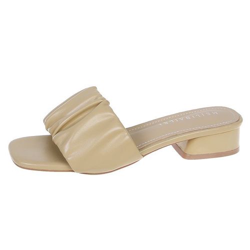 Escarpins En Cuir Souple  Talons Hauts Et Strass Pour Femmes, Sandales  Bout Ouvert  Enfiler Peu Profondes, Chaussures De Fte, Nouvelle Collection t - 39