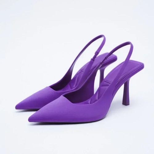 Escarpins Pointus  Talons Hauts Pour Femmes,Sandales Peu Profondes,Chaussures Parker,Nouvelle Mode,Automne 2024 - 35