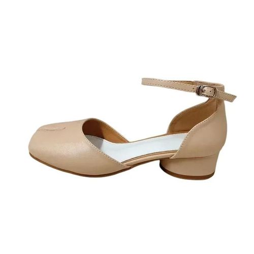 Escarpins Split Parker Ninja Tabi Pour Femmes,Talons De 6cm Et 3 1/2cm,Chaussures  Talons Hauts Ronds,Sandales Peu Profondes Avec Sangle - 38