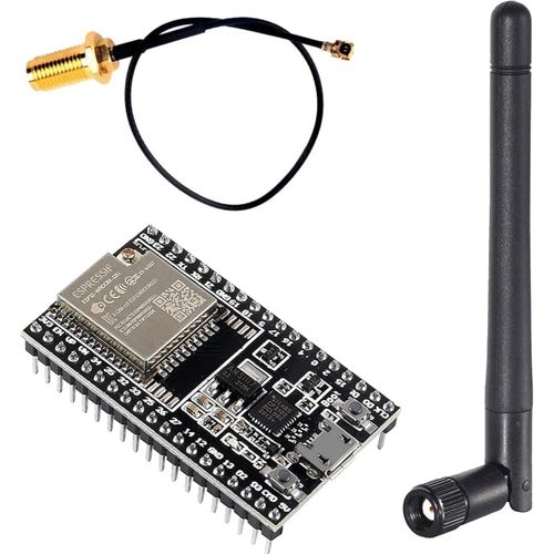Esp32-Devkitc Carte De Base Esp32 Carte De Dveloppement Esp32-Wroom-32U Ensemble Pour Arduino Avec Antenne Et Cble