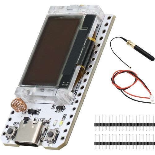 Esp32 V3 Lora Cartes De Dveloppement Binghe Esp32 V3 Lora Module Avec Esp32 Oled Display Et Antenne Usb Wi-Fi Bluetooth Module 1262 Chip 863 928Mhz Interface Type-C Compatible Avec Arduino