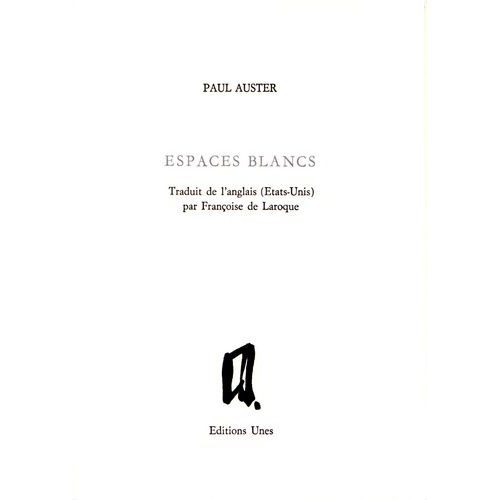 Espaces Blancs   de Auster Paul  Format Poche 