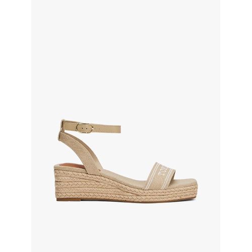 Espadrilles Compenses Hilfiger Monotype Tommy Hilfiger Espad Mid Wedge/Horseradish - 40