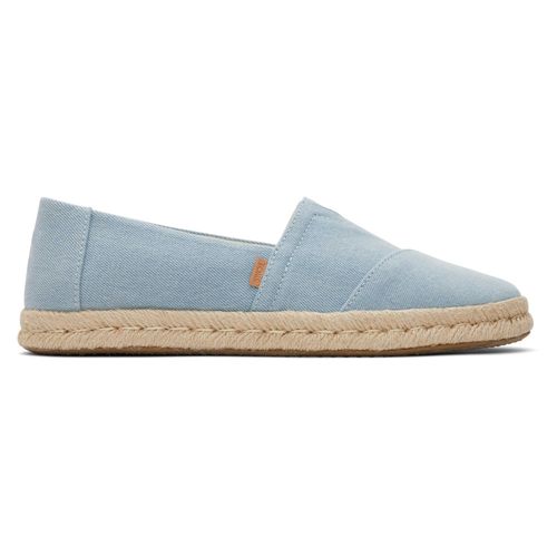 Espadrilles En Jeans Dval Femme Toms Alpargata Rope 2.0