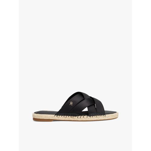 Espadrilles Mules En Satin Satin Espadrille Mule/Black - 37